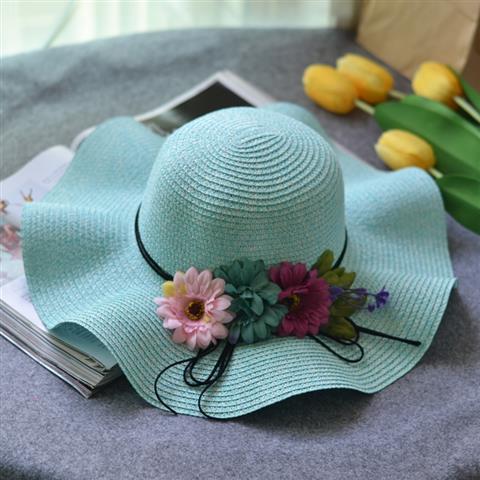 Summer wreath parent-child hat null
