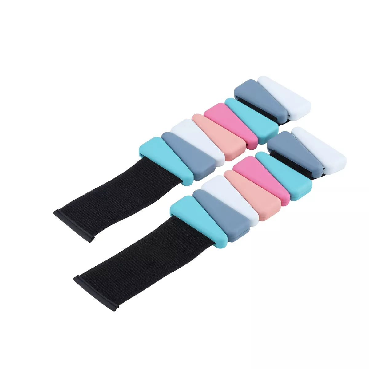 2Pk Adjustable Weights: Vivitar Ankle & Leg Weights, 2 Lbs Pair, Iron, Blue