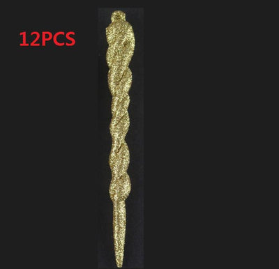 12 Creative Icicle Christmas Ornaments Hanging Ornaments null