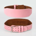 Weight Lifting Belt for Women 10.5Cm Width Gym Fitness Squats Belt Back Support Powerlifting, Cross Training, Workout Belt Pink