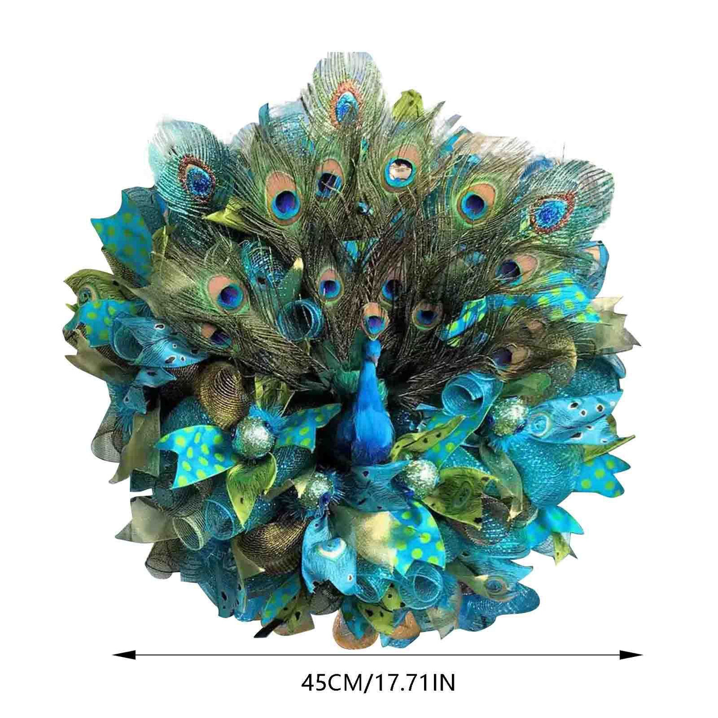 Peacock Wreath Home Decoration Door Hanging null