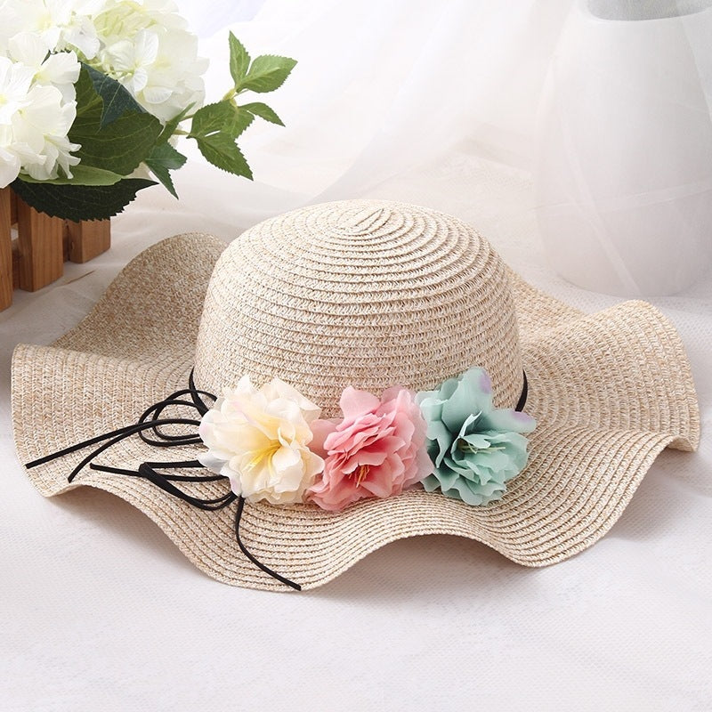 Summer wreath parent-child hat null