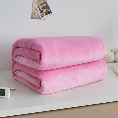 Flannel blanket coral blanket null