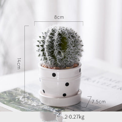 Artificial Green Plant Ornaments Potted Ornaments Green Plants Fake Flower Ornaments null