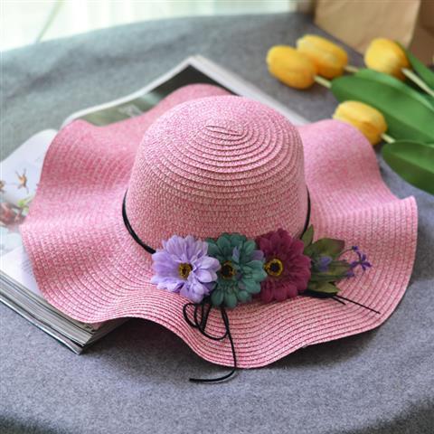 Summer wreath parent-child hat null