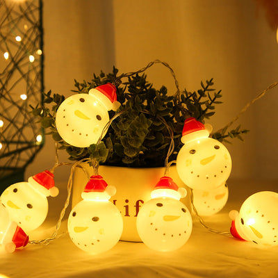 Snowman string lights Christmas lights decoration lights null