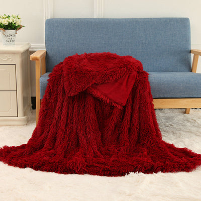 Plush Blanket Double-layer Blanket Multifunctional null