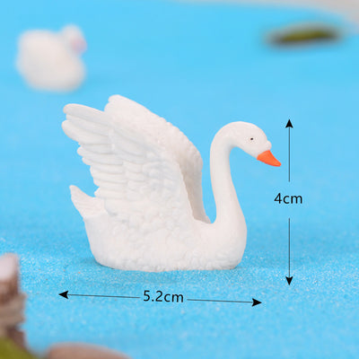 Swan Animal Ornaments Creative Bonsai Resin Ornaments null