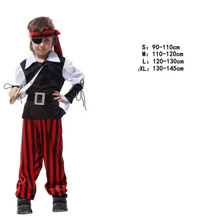 Halloween children's pirate costume null