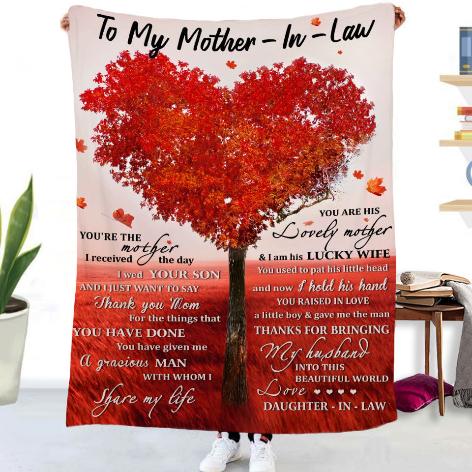 Double-sided Flannel Blanket Air Conditioning Blanket Airplane Blanket Napping Blanket Cover Blanket null