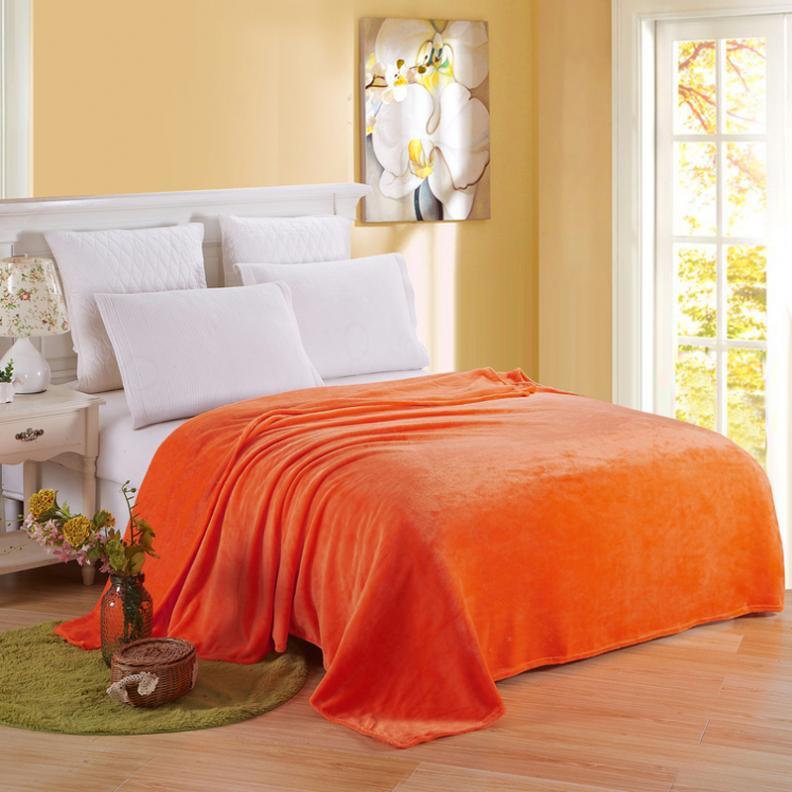 Flannel blanket coral blanket null