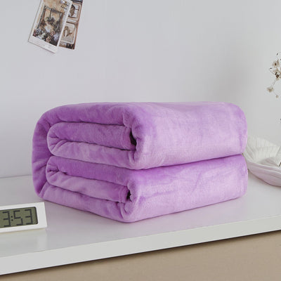 Flannel blanket coral blanket null