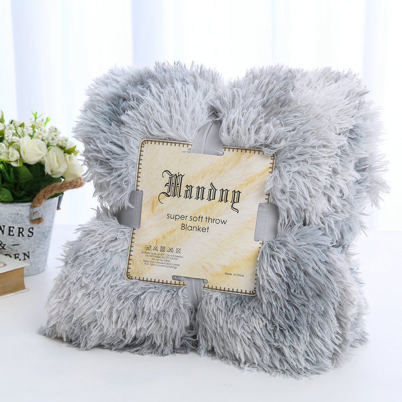 Plush Blanket Double-layer Blanket Multifunctional null