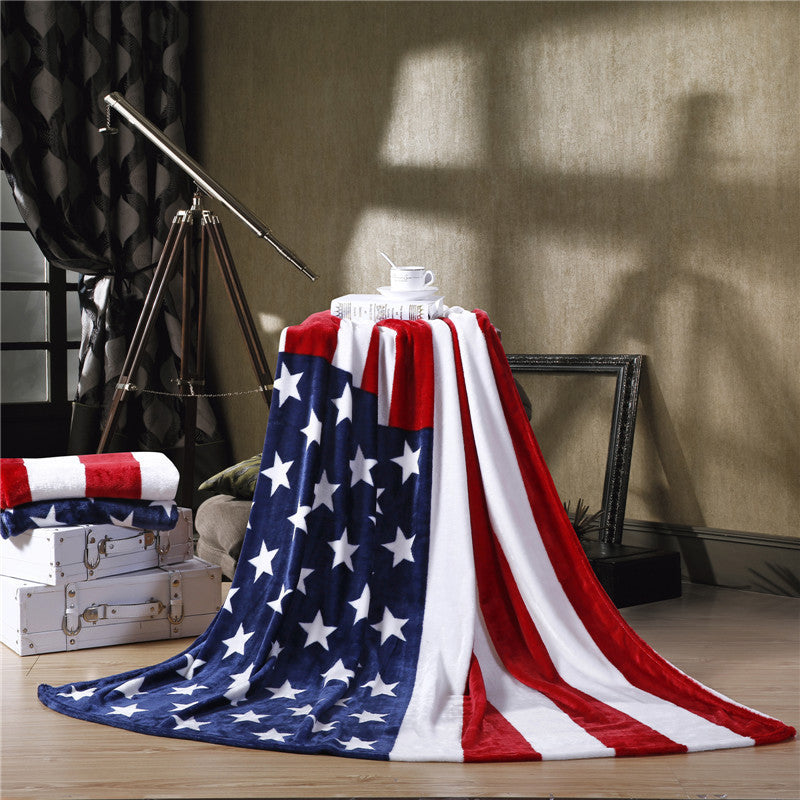Flannel blanket travel multifunctional blanket null