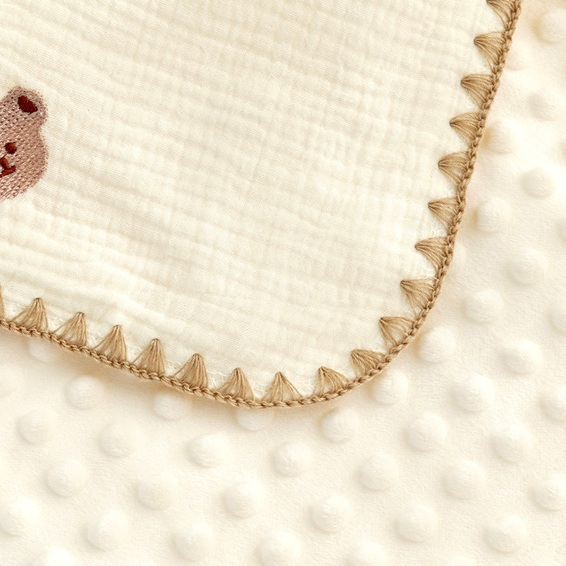 Doudou Blanket Baby Blanket Crepe Newborn Soothing Blanket null