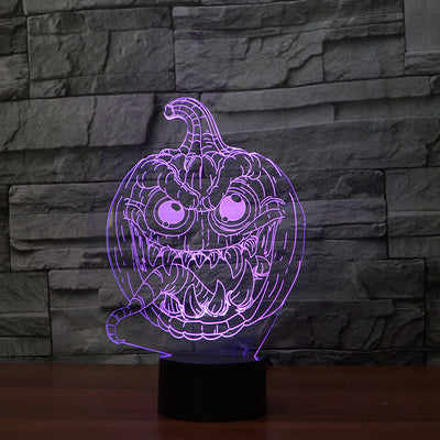 3D lights LED colorful pumpkin lights null