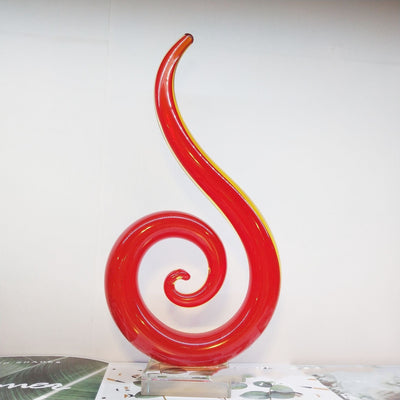 Modern Minimalist Glass Abstract Ornaments null