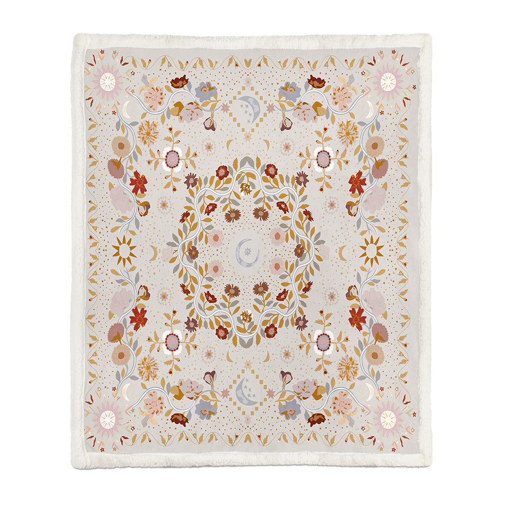 Flannel Blanket Air Conditioning Blanket Napping Blanket null