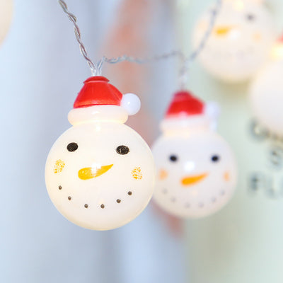 Snowman string lights Christmas lights decoration lights null