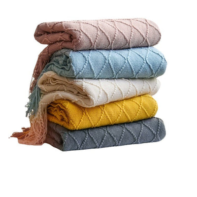Sofa Blanket Cover Blanket Nordic Office Blanket null