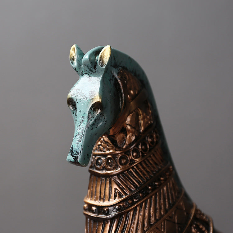 Decorative Ornaments Bronze War Horse Ornaments null