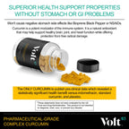 Pharmaceutical-Grade Turmeric Curcumin Capsules | Turmeric Capsules and Curcumin Supplements for Immune Support | Natural Joint Support Turmeric Herbal Supplements 400 Mg