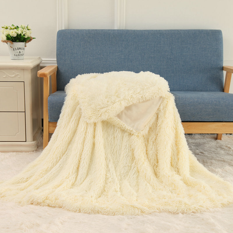 Plush Blanket Double-layer Blanket Multifunctional null