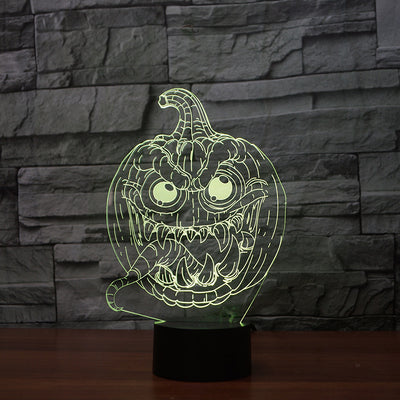 3D lights LED colorful pumpkin lights null
