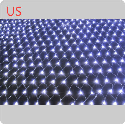 Christmas led lights string lights outdoor waterproof fishnet lights full of stars paved holiday lights wedding ins decorative lights null