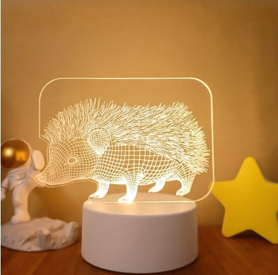 3D Lights Colorful Touch Remote Control LED Visual Lights null
