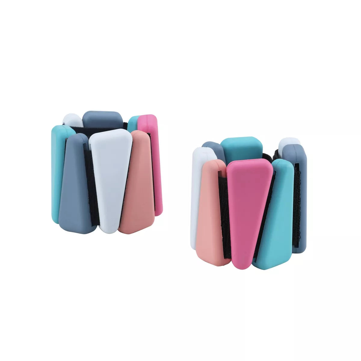 2Pk Adjustable Weights: Vivitar Ankle & Leg Weights, 2 Lbs Pair, Iron, Blue