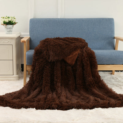 Plush Blanket Double-layer Blanket Multifunctional null