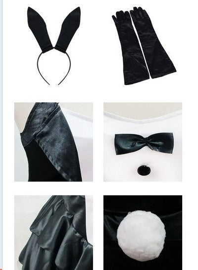 Rabbit Costume Magician Costume Halloween Game Uniform null