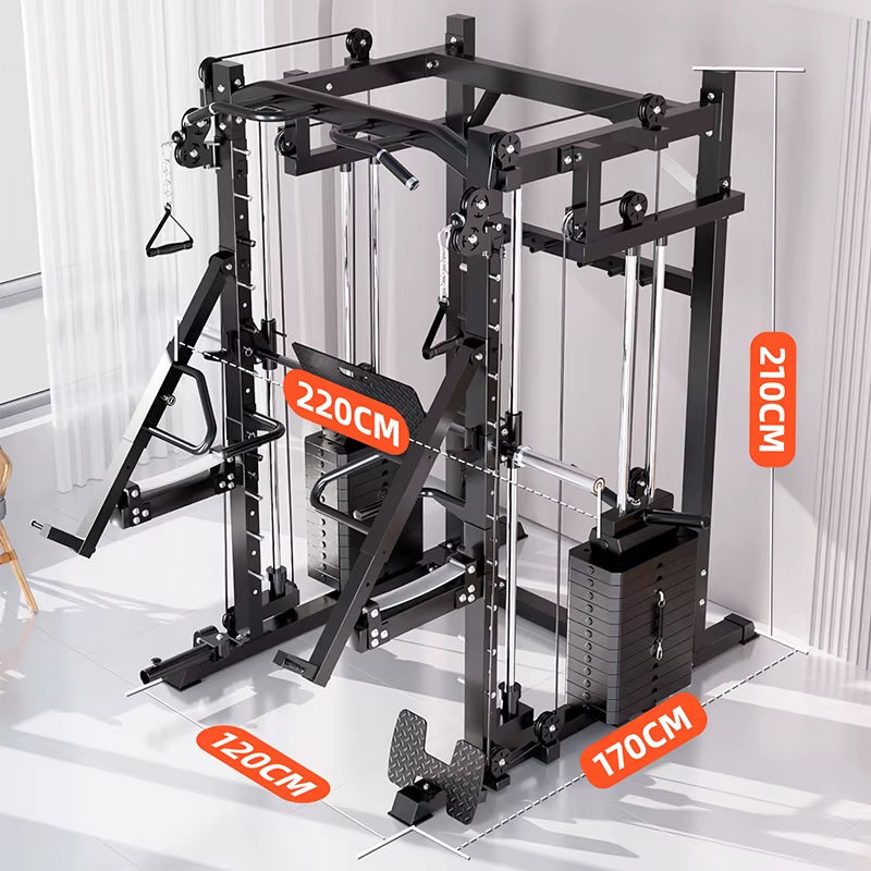 Commercial Gym Fitness Equipment Squat Rack Power Multi Functional Smith Machine