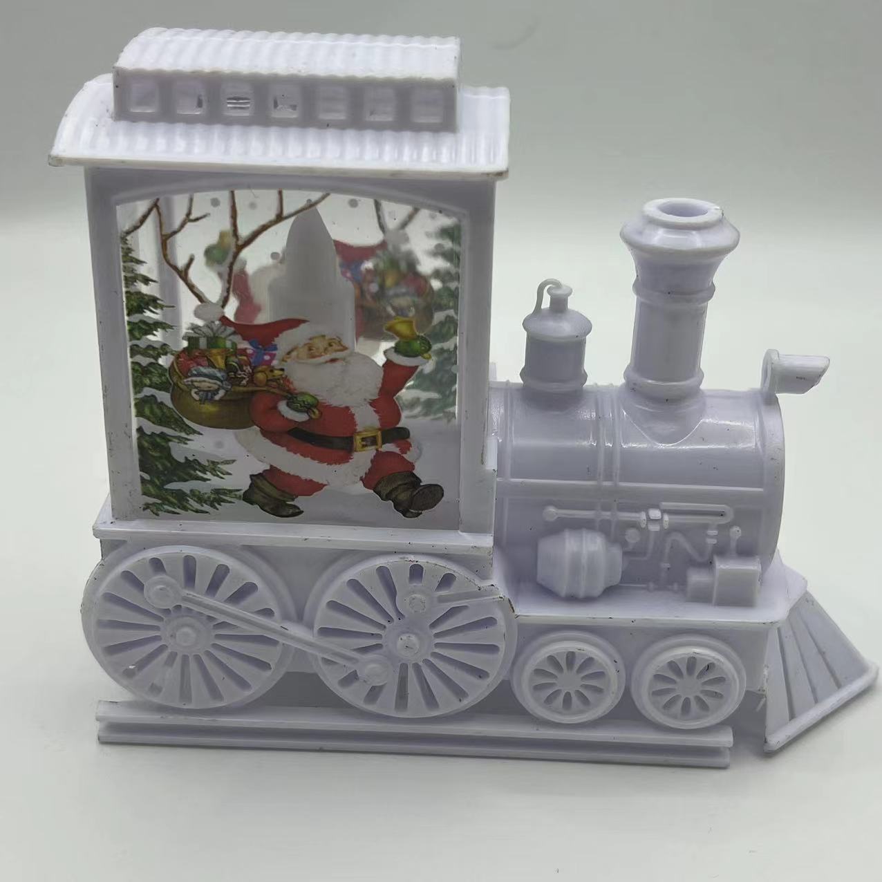 Retro Train LED Lights Christmas Plastic Glowing Night Lights null