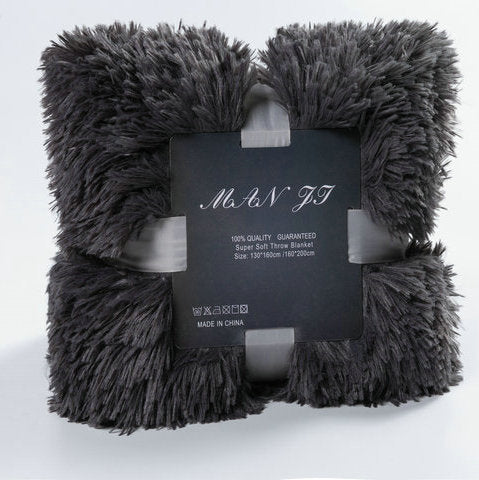 Plush Blanket Double-layer Blanket Multifunctional null