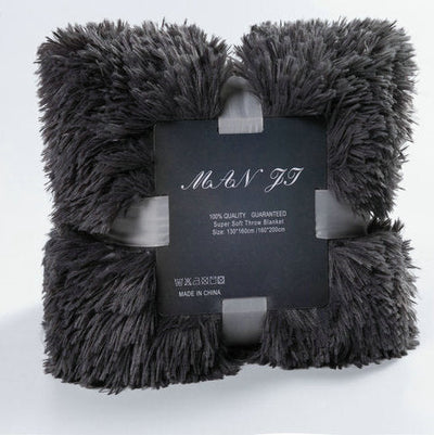 Plush Blanket Double-layer Blanket Multifunctional null