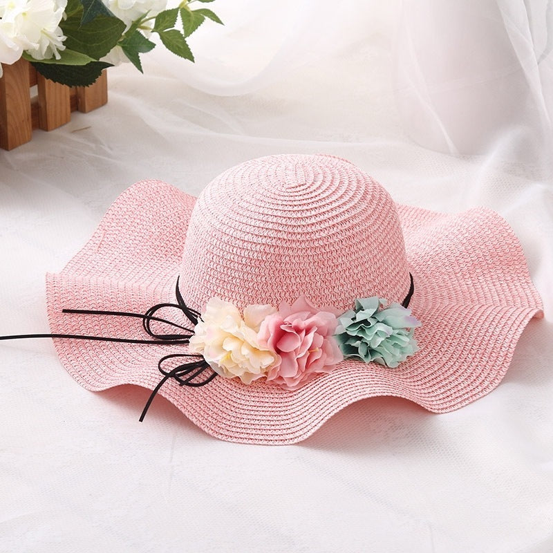 Summer wreath parent-child hat null