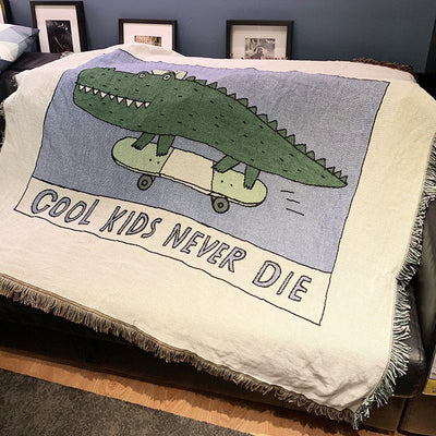 Sofa blanket knitted blanket null
