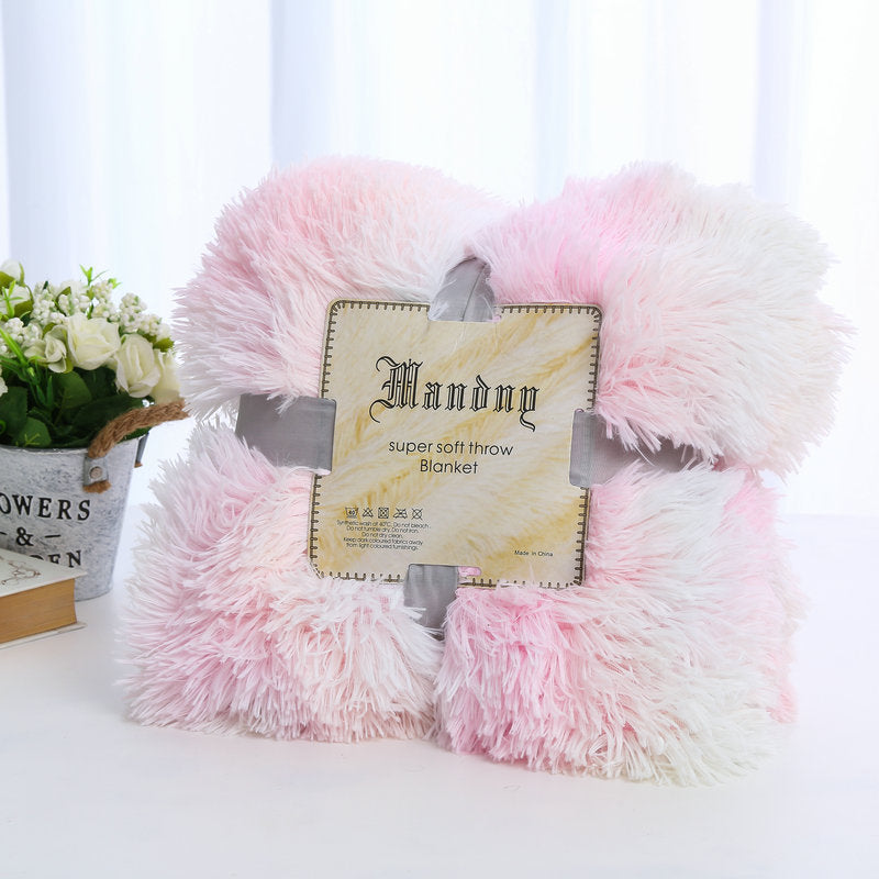 Plush Blanket Double-layer Blanket Multifunctional null