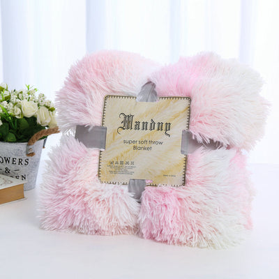 Plush Blanket Double-layer Blanket Multifunctional null
