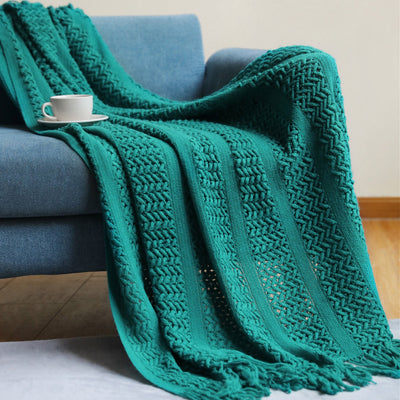 Nordic Sofa Blanket Cover Blanket Knitted Blanket Homestay Hotel Throw Blanket null