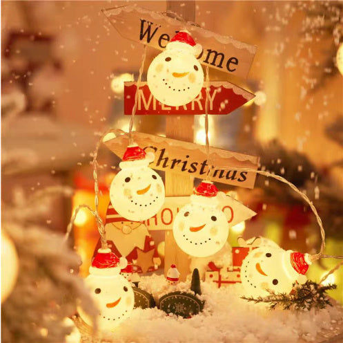 Snowman string lights Christmas lights decoration lights null