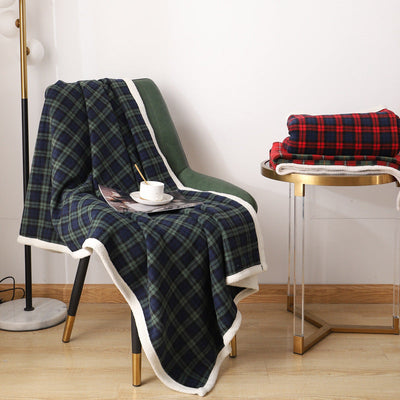 Lambswool Plaid Blanket