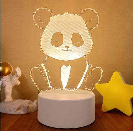3D Lights Colorful Touch Remote Control LED Visual Lights null