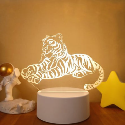 3D Lights Colorful Touch Remote Control LED Visual Lights null