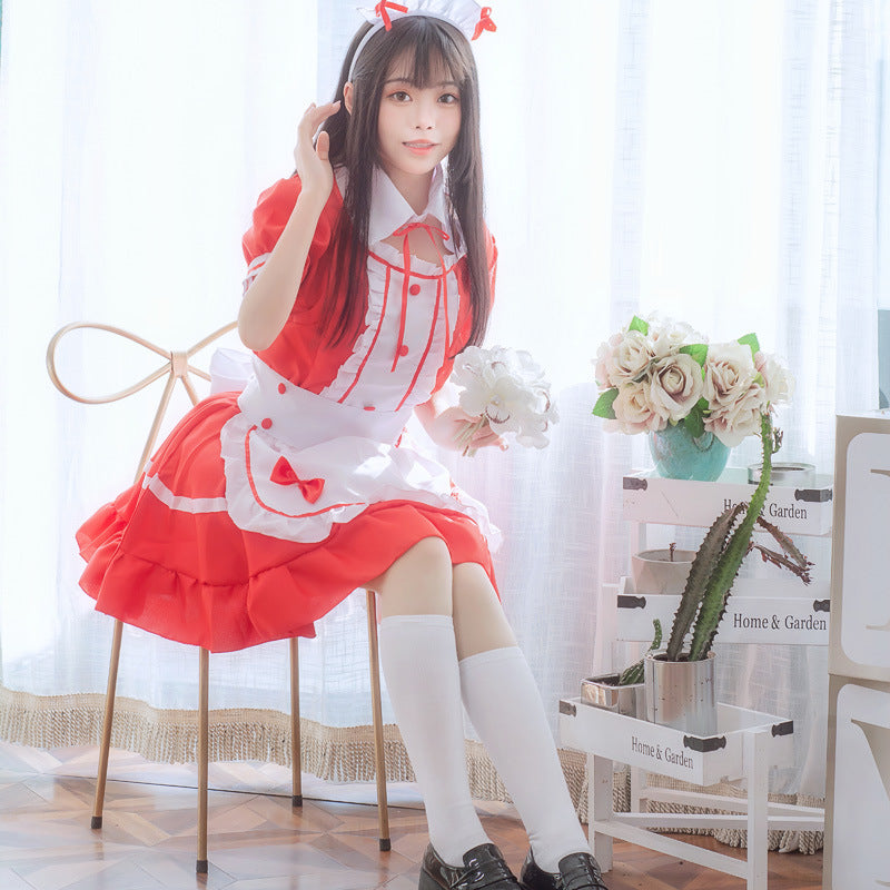 Maid anime costume halloween costume null
