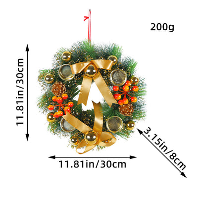 Christmas Candlestick Wreath Wedding Decoration null