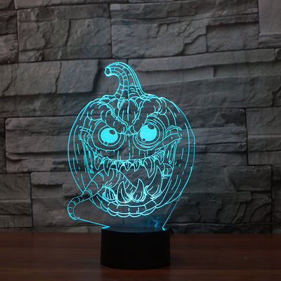 3D lights LED colorful pumpkin lights null