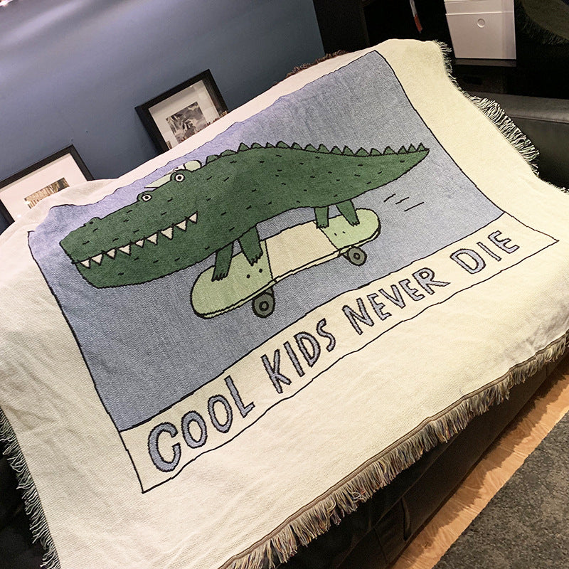 Sofa blanket knitted blanket null